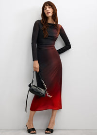 Desigual Long Sleeve Tulle Dress