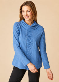 Habitat Pebble Ruched Panel Cowl Shirt