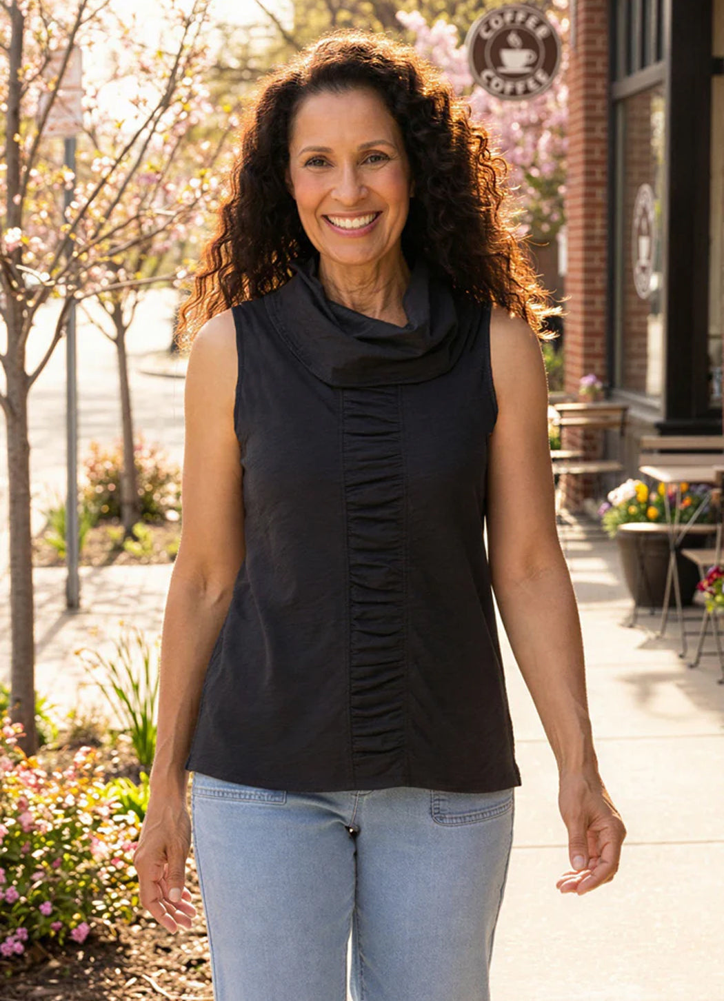 Habitat Cotton Pebble Panel Tunic