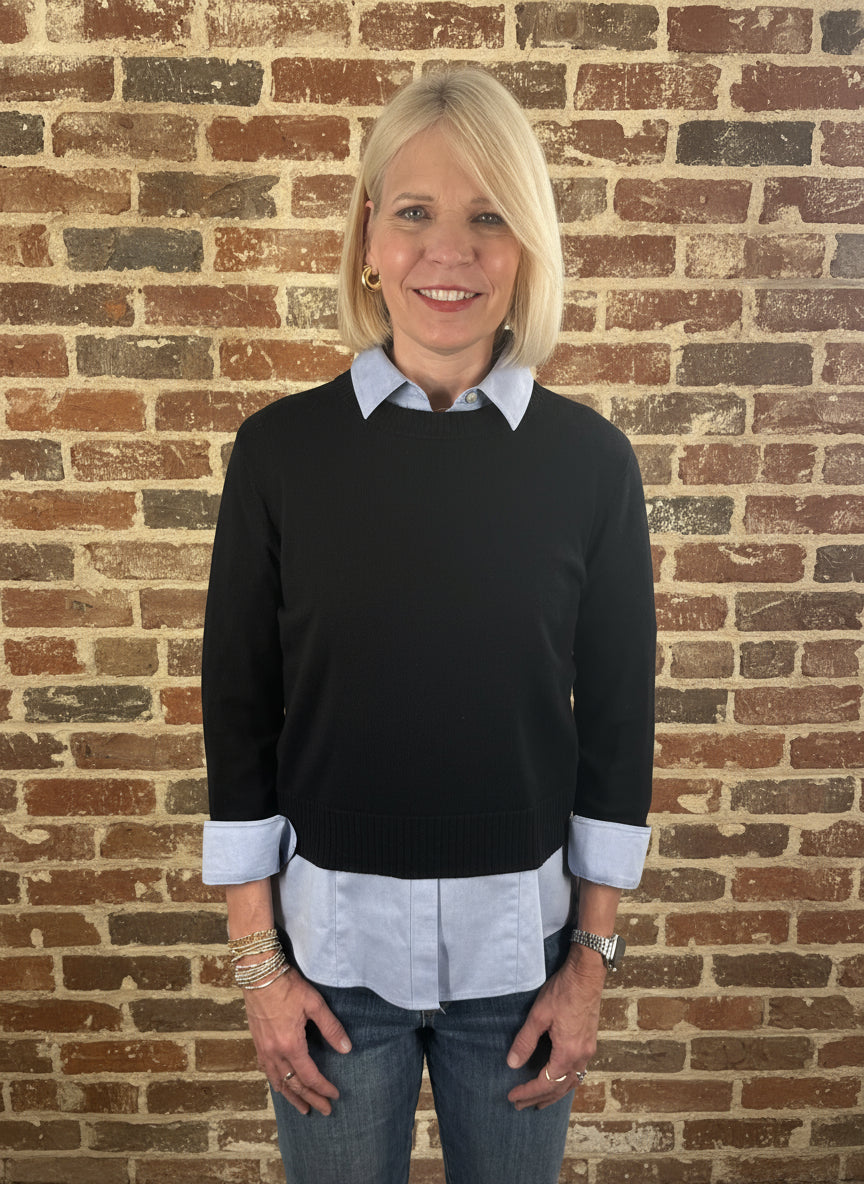 Alashan Cashmere Merino Dana Shrunken Crew