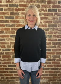 Alashan Cashmere Merino Dana Shrunken Crew