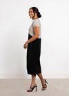 Sympli Color Block Lantern Dress