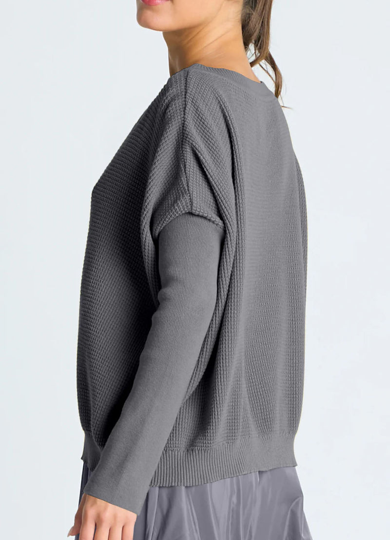 Planet Waffle Basic Crewneck Sweater