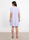 Sympli Trapeze Dress, Short Sleeve