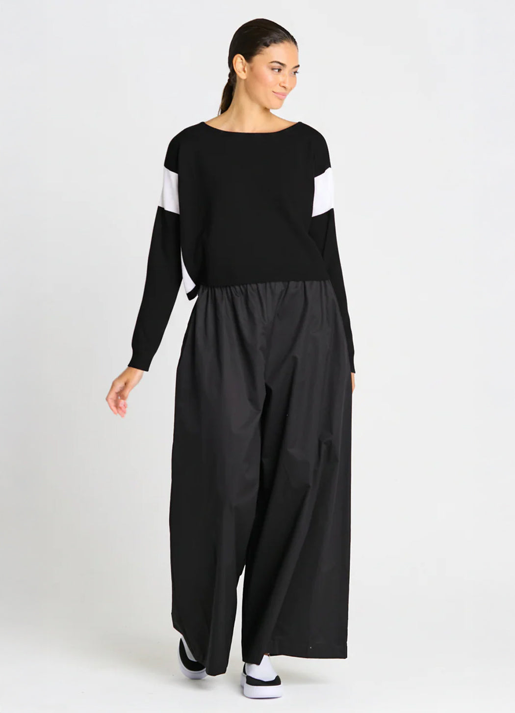 Planet 2 Tone Knit Sweater