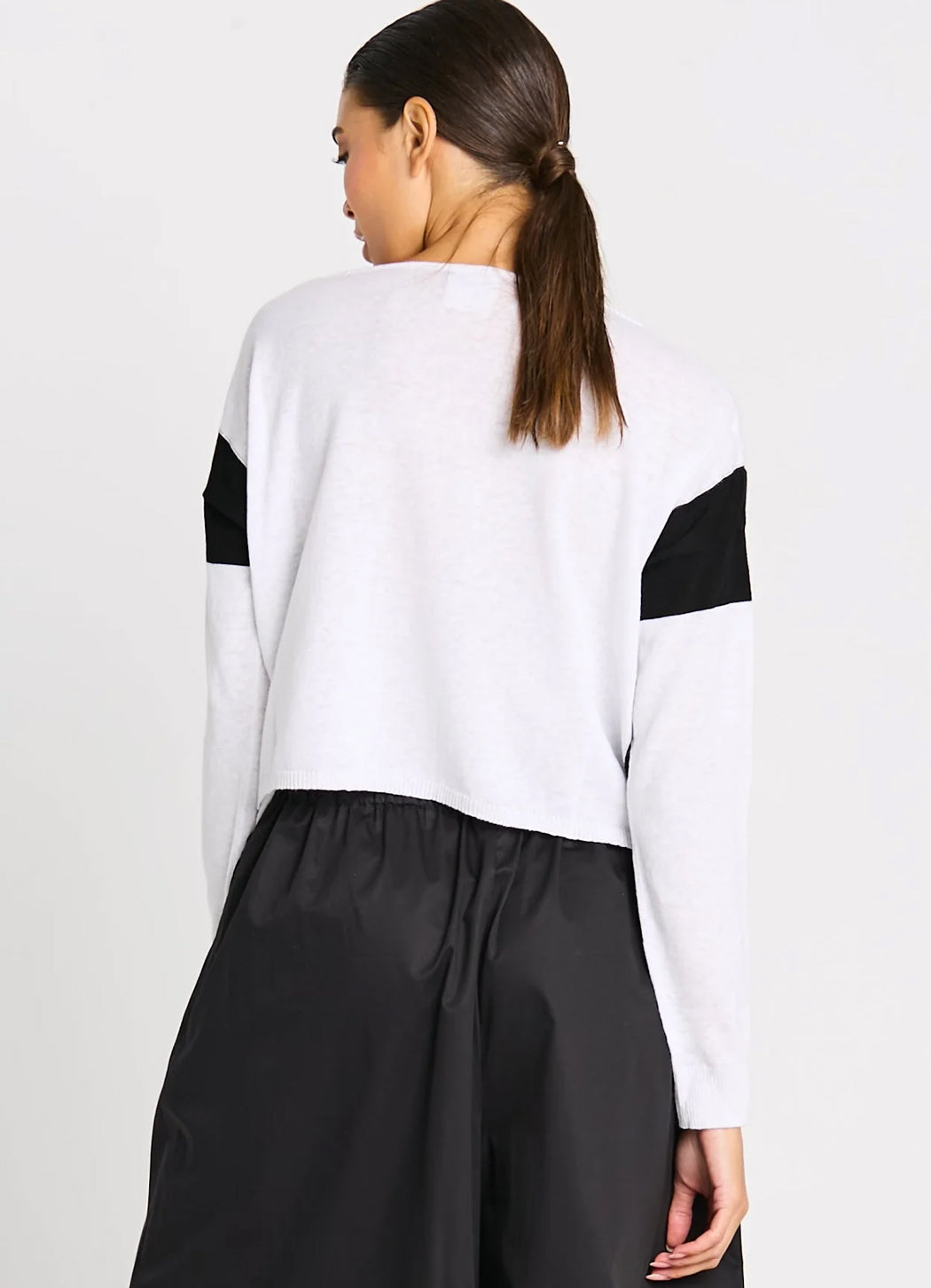 Planet 2 Tone Knit Sweater