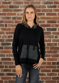 J. Society Denim Pocket Hoodie