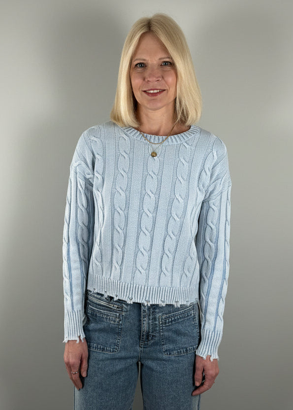J. Society Cable Crew Sweater