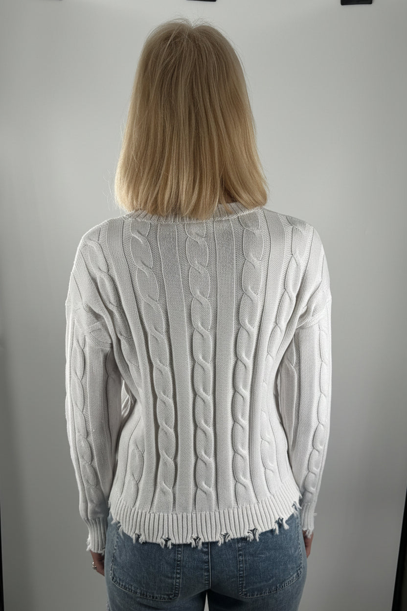 J. Society Cable Crew Sweater