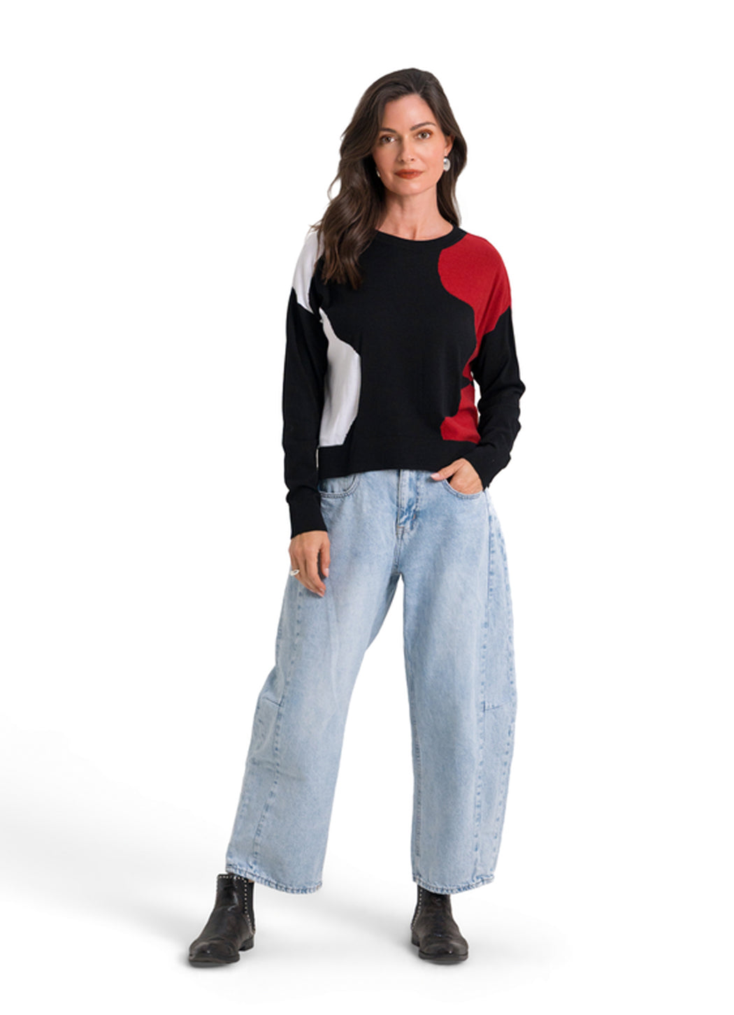 Planet Combo Clouds Sweater