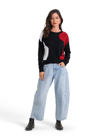 Planet Combo Clouds Sweater