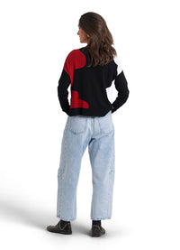 Planet Combo Clouds Sweater