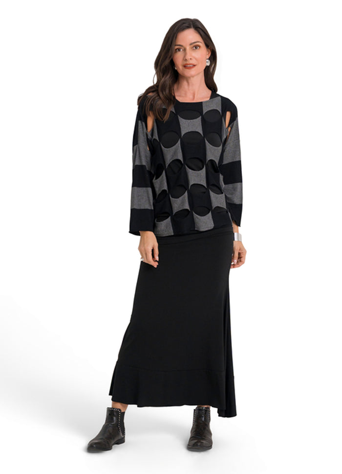 Planet Two Tone Ovals Sweater