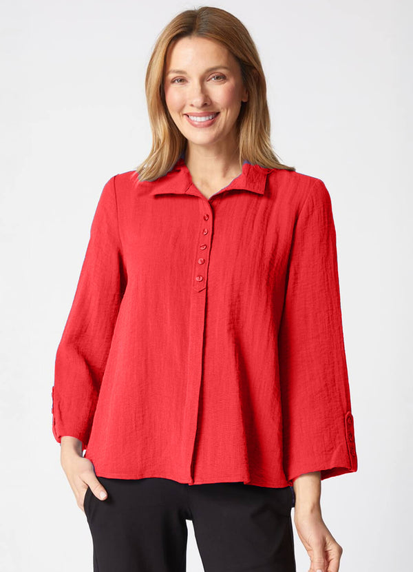 Habitat Express Solid Hidden Placket Shirt