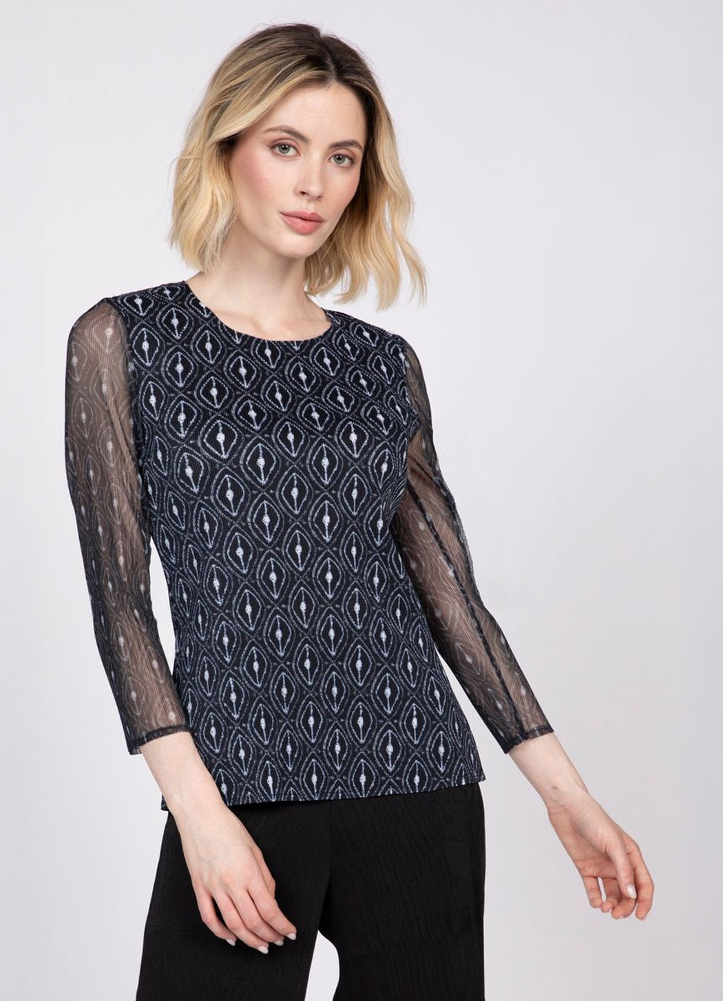 Olivia Parisian Pleats Easy Pullover