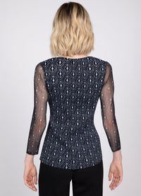 Olivia Parisian Pleats Easy Pullover
