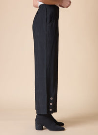 Habitat Jacquard Button Hem Pant