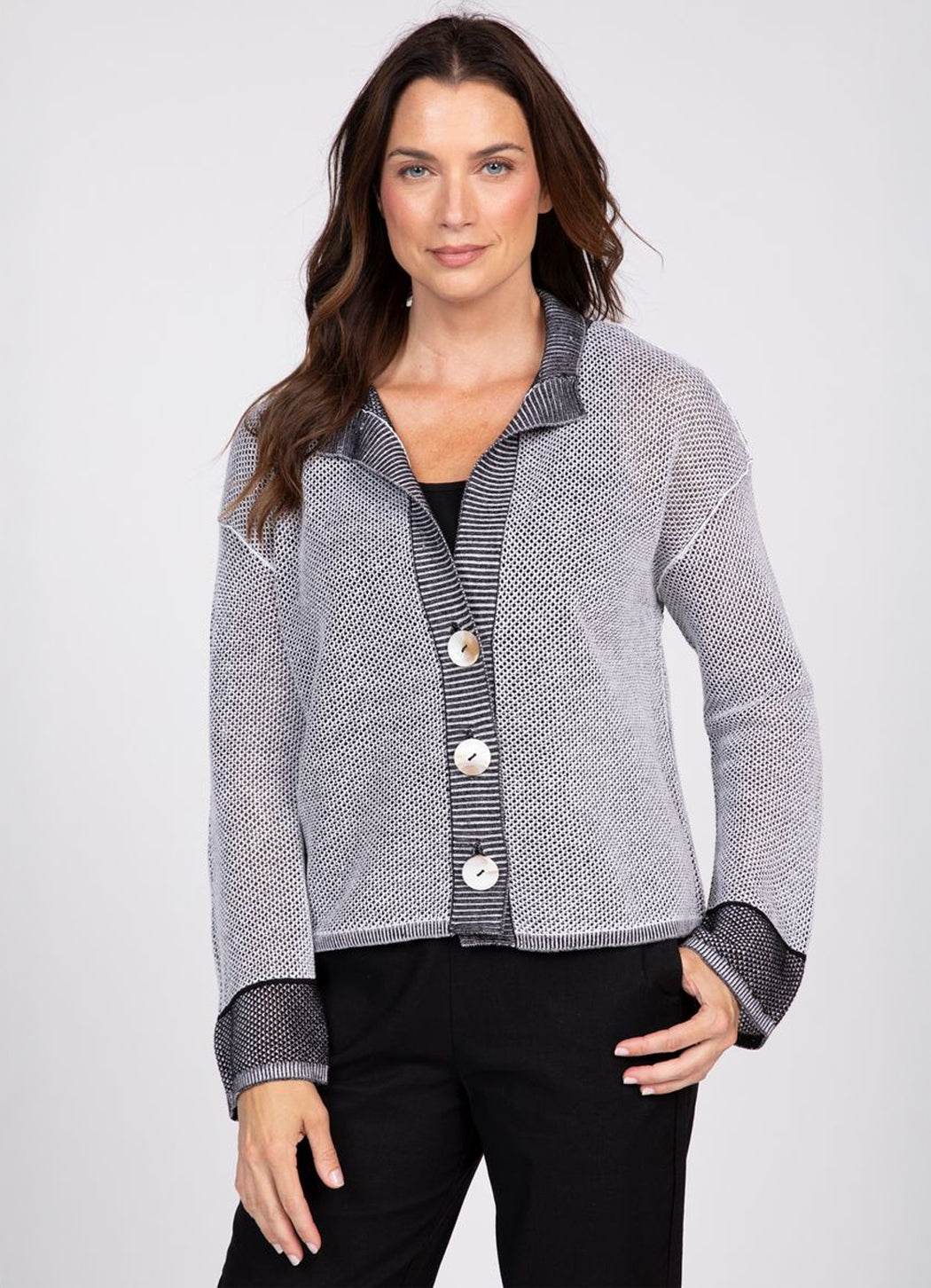 Olivia Mesh Stitch Cardi