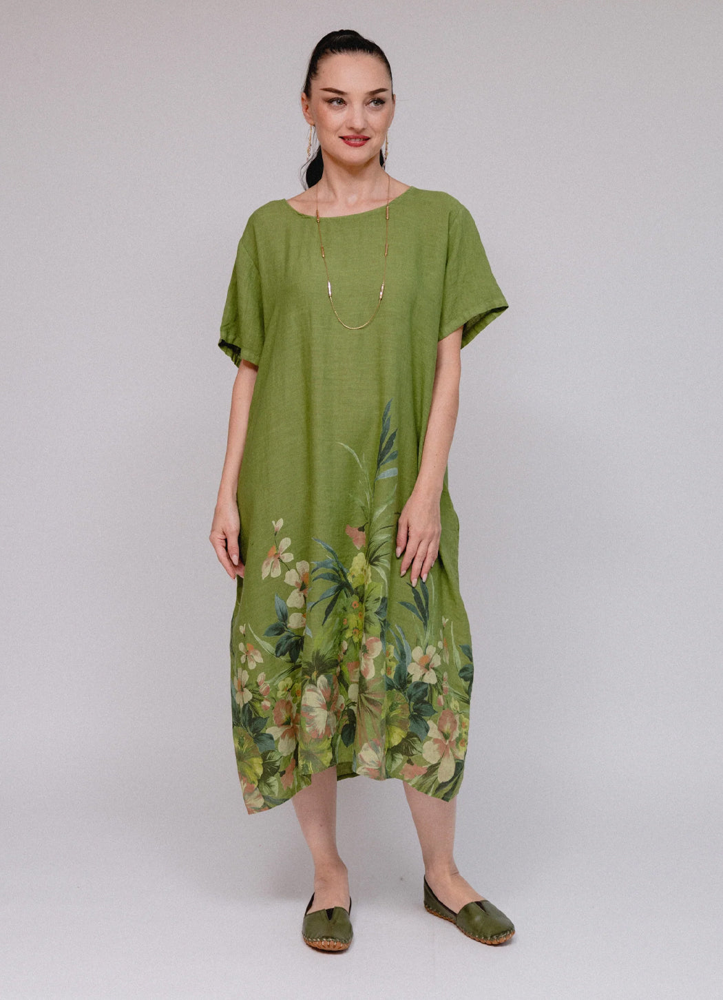 SAGA Floral Hem Dress