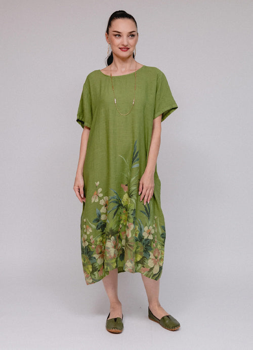 SAGA Floral Hem Dress