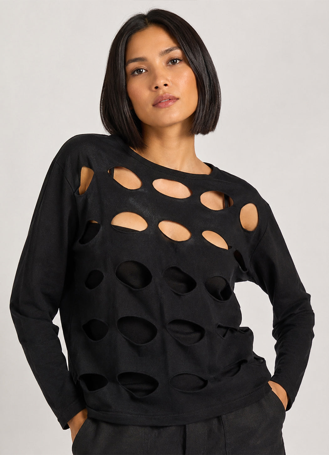 Planet Solid Ovals Sweater