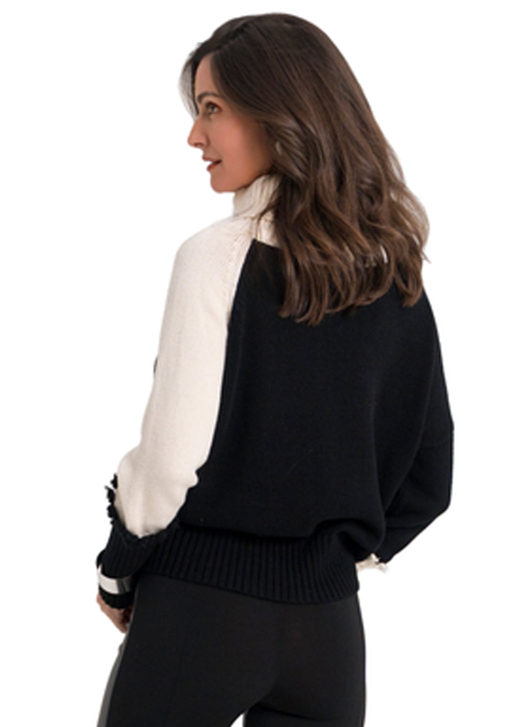 Planet 2 Tone Turtle Neck