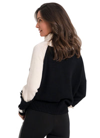 Planet 2 Tone Turtle Neck
