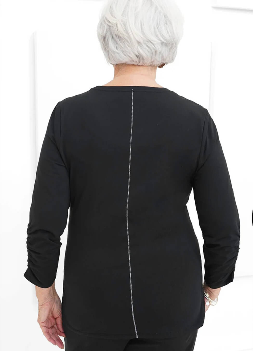 LIV By Habitat Ruched 3/4 Sleeve Tee