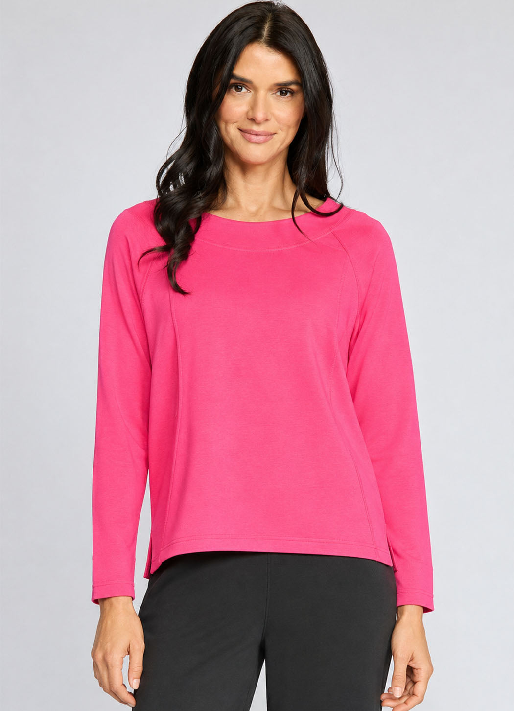 Olivia Essential Knits Layering Crew Neck Tee