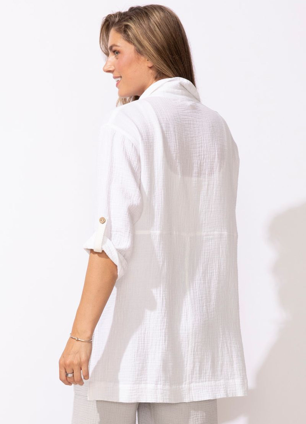 Escape Sunkissed Cotton Gauze Beach Shirt