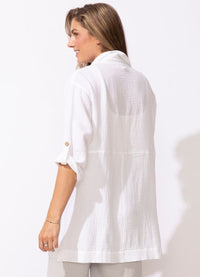Escape Sunkissed Cotton Gauze Beach Shirt