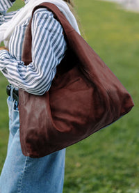 Latico Lindsey Handcrafted Leather Tote/Shoulder Bag