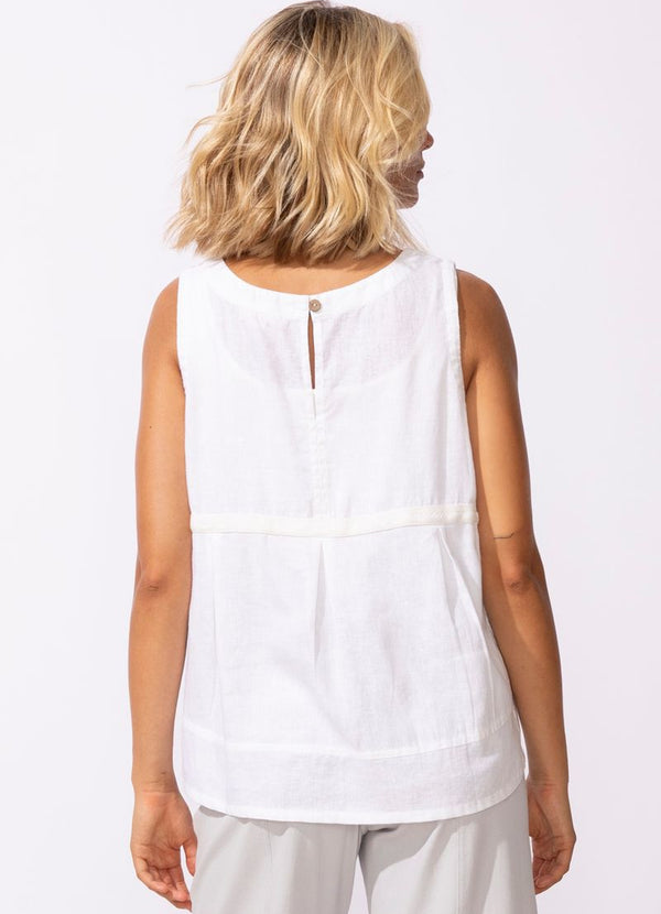 Escape Lake Linen Getaway Tank