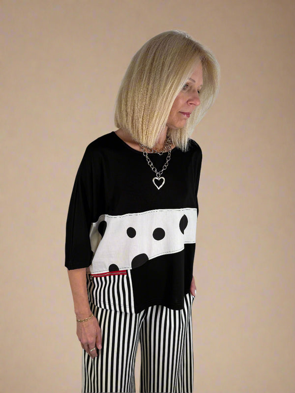 Fashion Concepts Woven Cropped Top