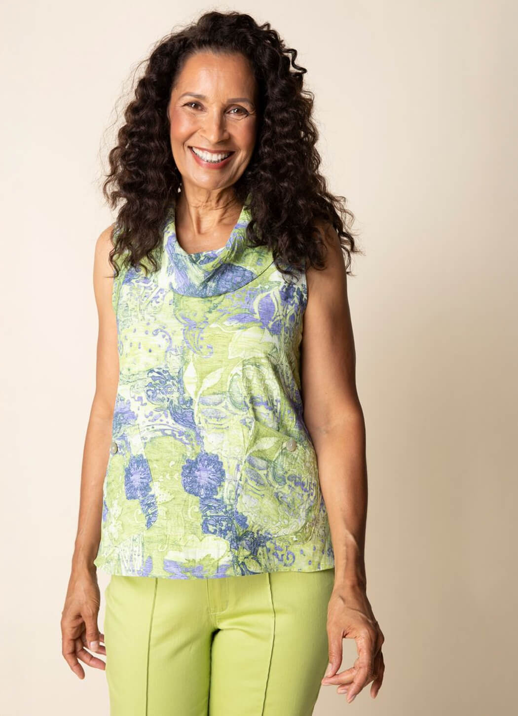 Habitat Destination Unknown Drape Collar Top