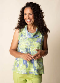 Habitat Destination Unknown Drape Collar Top