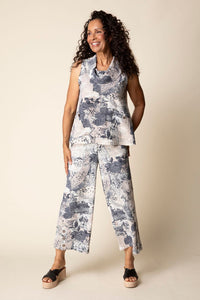 Habitat Destination Unknown Drape Collar Top