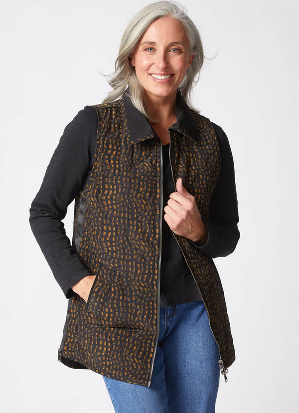 Habitat Reversible Printed Quilt Puffer Vest