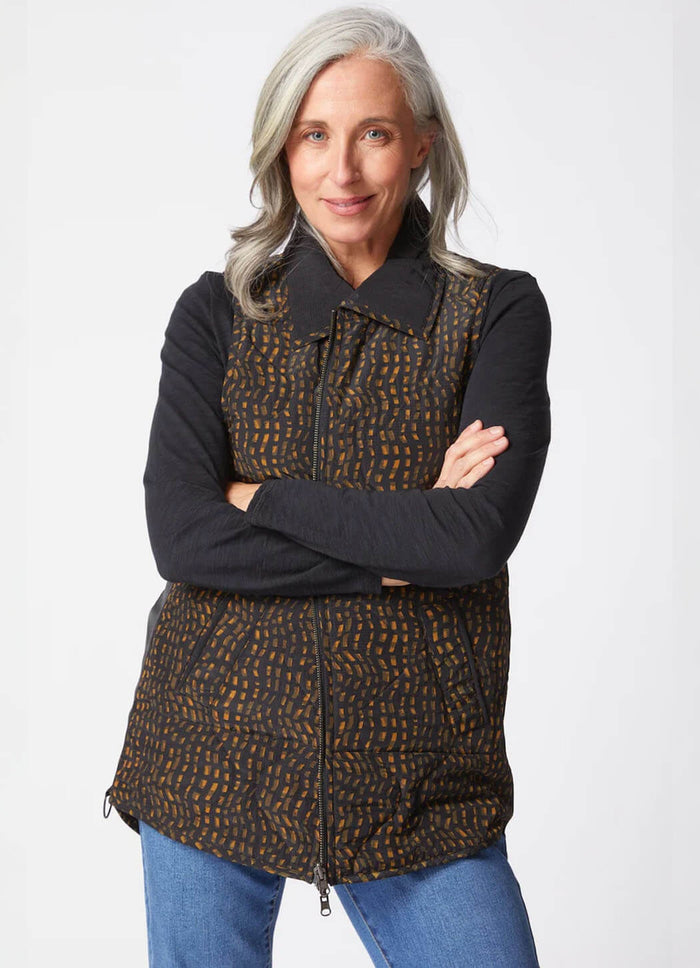 Habitat Reversible Printed Quilt Puffer Vest