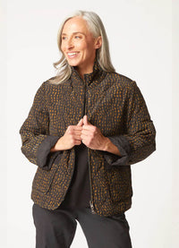 Habitat Reversible Printed Quilt Puffer Coat