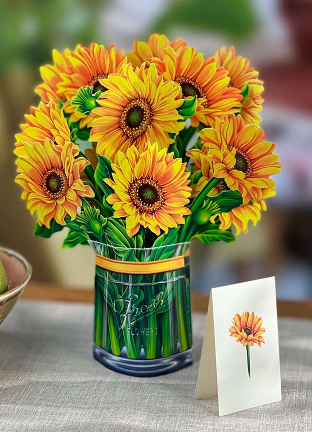 FreshCut Paper Sunflowers Pop-up Greeting Cards