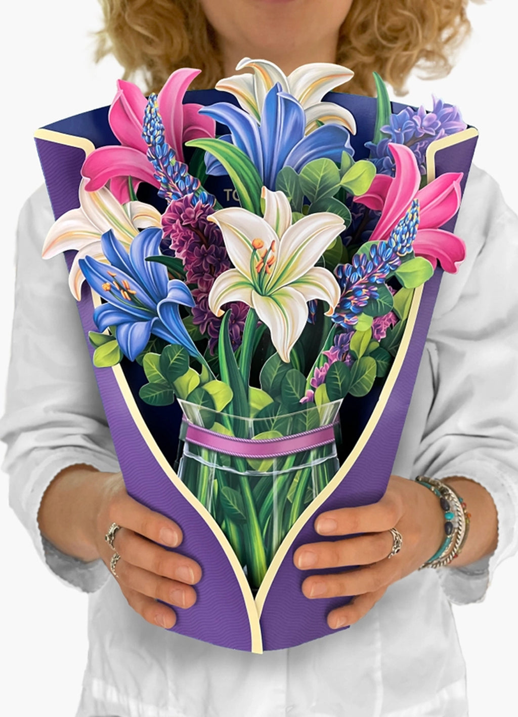 FreshCut Paper Lillies & Lupines Pop-up Greeting Cards