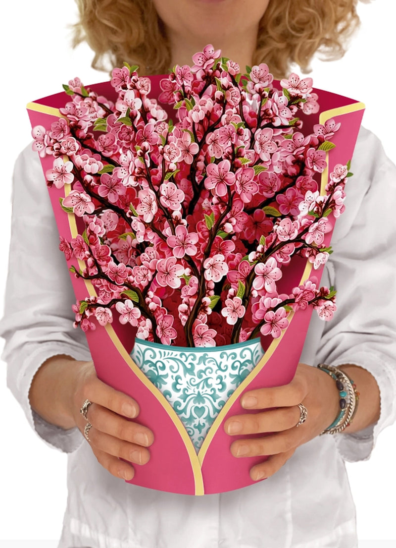 FreshCut Paper Cherry Blossom Pop-up Greeting Cards