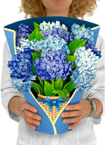 FreshCut Paper Nantucket Hydrangeas Pop-up Greeting Cards