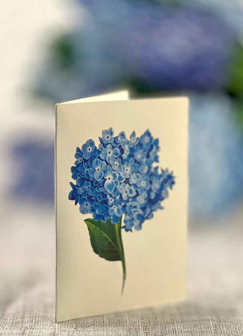FreshCut Paper Nantucket Hydrangeas Pop-up Greeting Cards