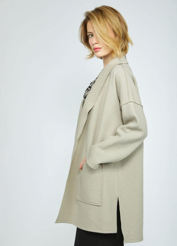 Olivia Boiled Wool Around Town Car Coat