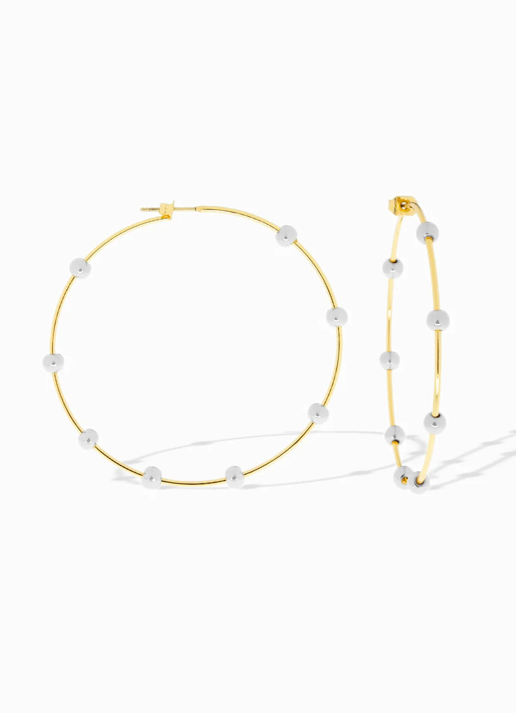 Marlyn Schiff Thin Hoop Earrings