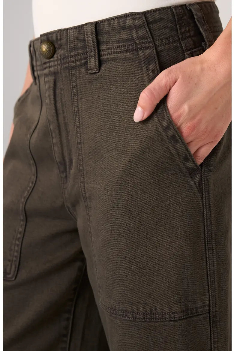 Liverpool High Rise Utility Straight Jeans