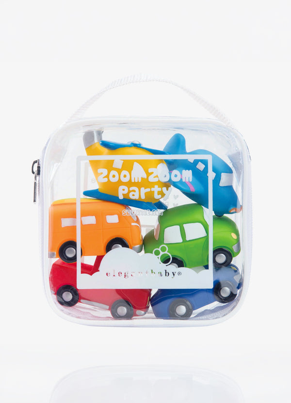 Elegant Baby Zoom Zoom Party Squirties (6 pcs)