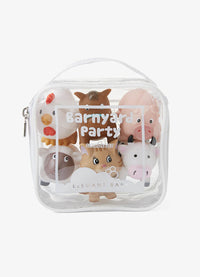 Elegant Baby Barnyard Party Squirtie Baby Bath Toys